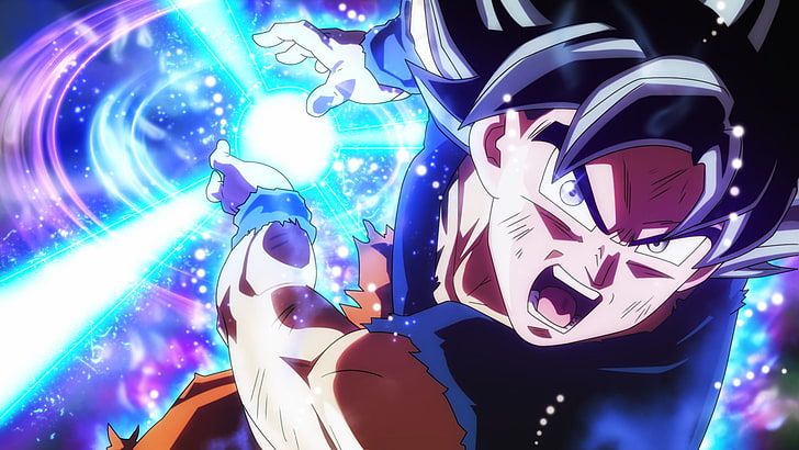 Goku Ultra Instinct, disco lights, son goku, enjoyment, men Free HD Wallpaper