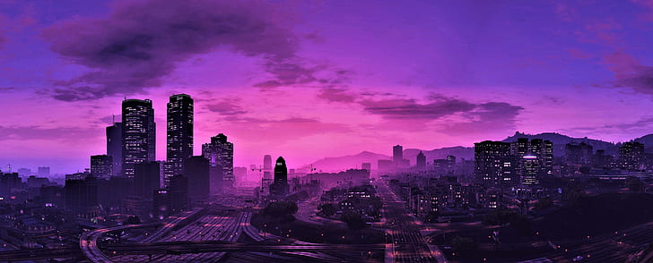 Grand Theft Auto 5, city, grand theft auto v, gta v, gta 5 Free HD Wallpaper