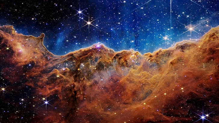 Hubble Nebula, james webb space telescope, carina nebula, telescope, space Free HD Wallpaper