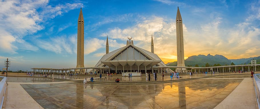 Islamabad Places, architectural column, tourism, monument, day Free HD Wallpaper