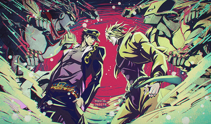 Jojo Bizarre Adventure Stardust, jotaro kujo, jojos bizarre adventure, jojos bizarre adventure stardust crusaders, star platinum Free HD Wallpaper