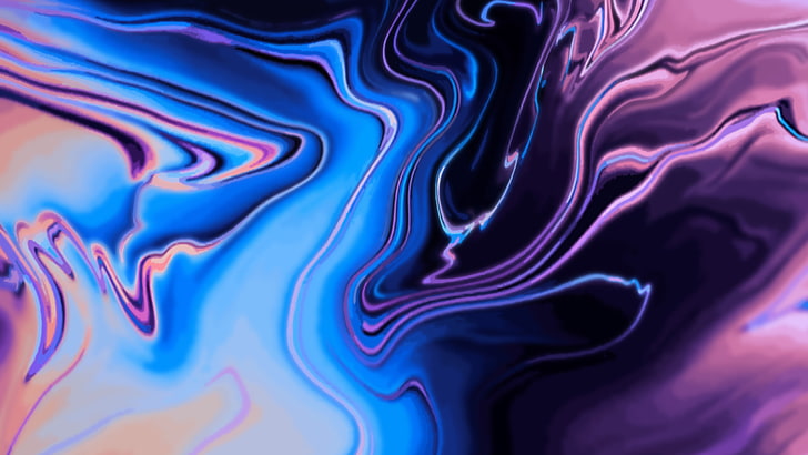 MacBook Pro M2, abstract backgrounds, flowing, mystery, ink