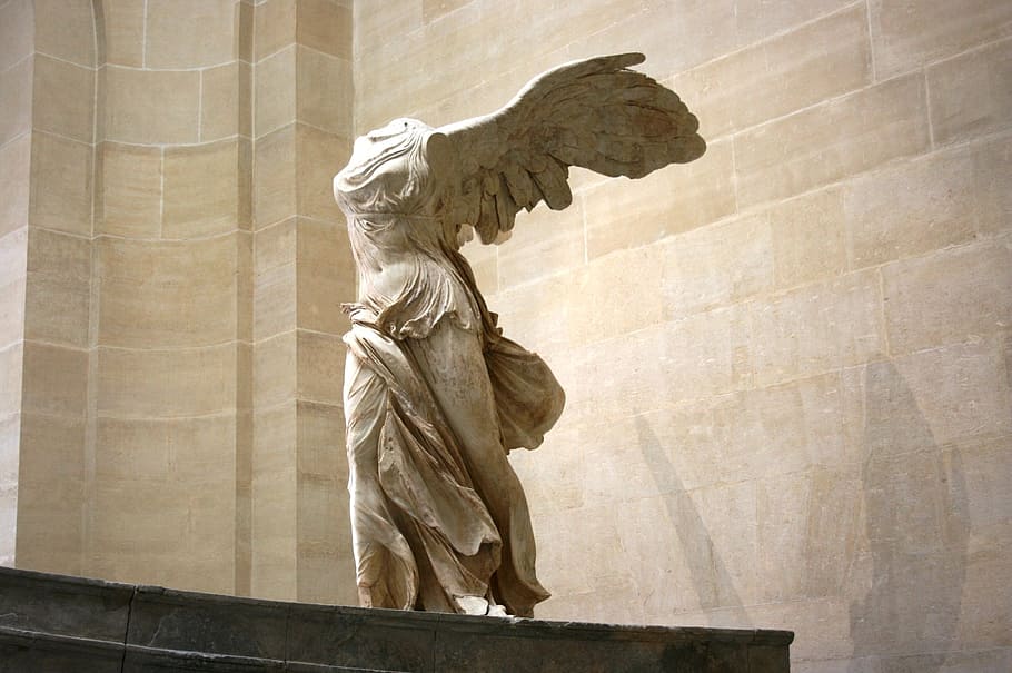 Marble Art, angel, creativity, male likeness, memorial Free HD Wallpaper