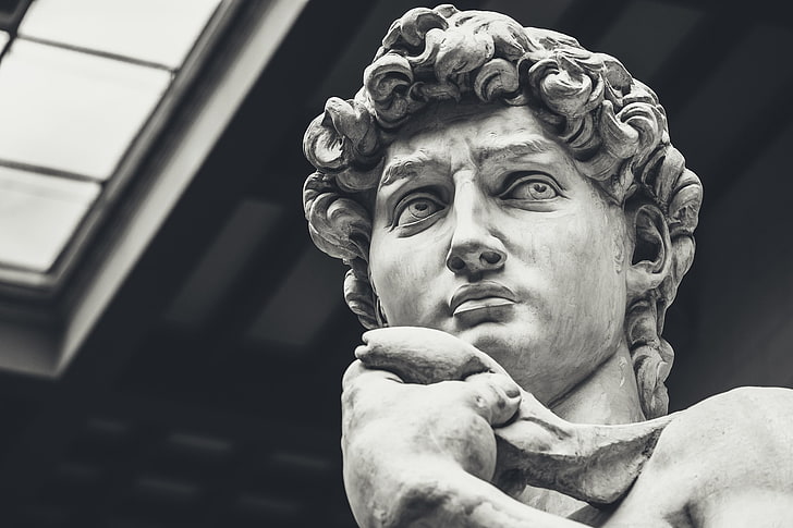 Marble Sculpture, italy, florence, michelangelo, david Free HD Wallpaper