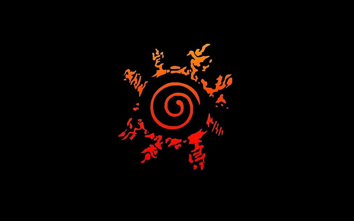 Naruto Uzumaki Clan Symbol, business, illuminated, circle, light  natural phenomenon