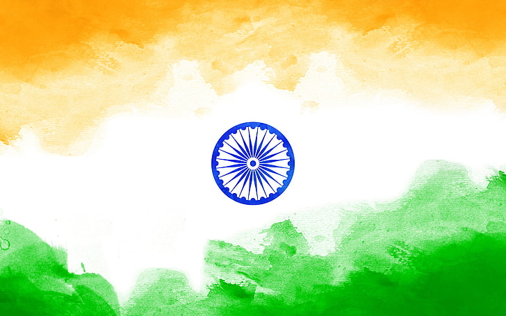 National Flag Tiranga, india, multi colored, shape, no people Free HD Wallpaper