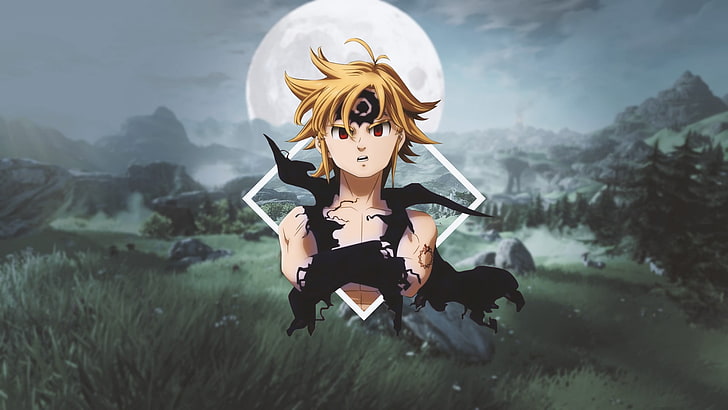 Seven Deadly Sins Meliodas Full Demon, costume, leisure activity, obscured face, women Free HD Wallpaper