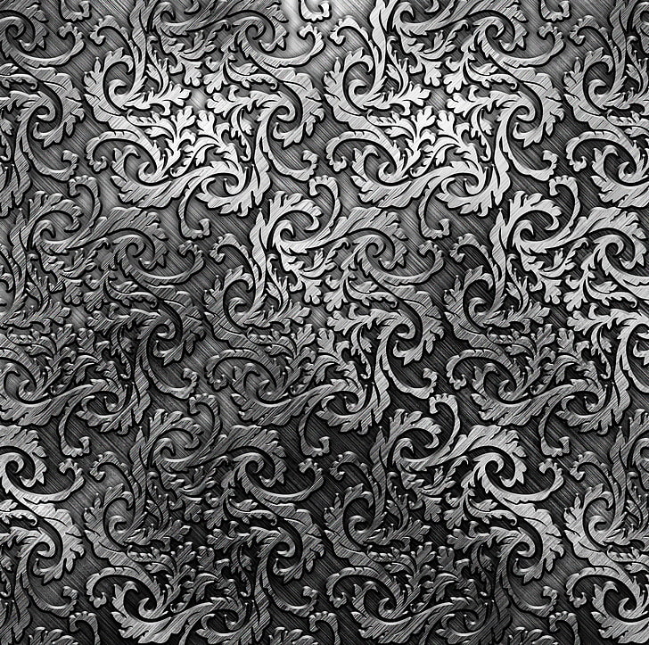 Textura Metal, intricacy, material, gray, illustration