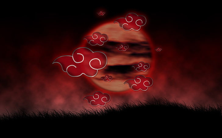 The Akatsuki Cloud, valentines day  holiday, love, akatsuki, naruto shippuuden Free HD Wallpaper