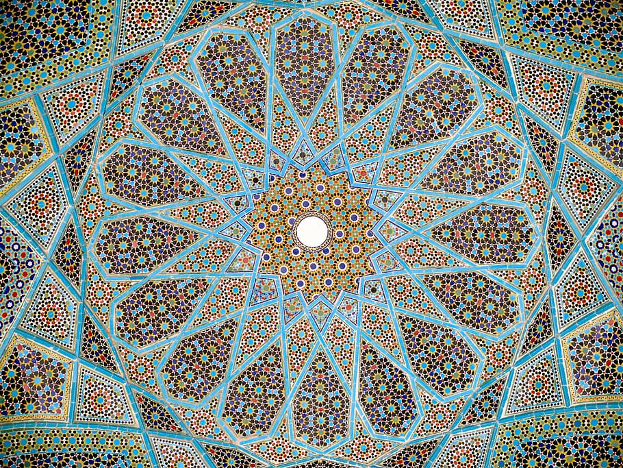 Traditional Islamic Art, symbol, abstract, religion, banner Free HD Wallpaper