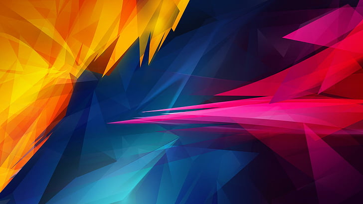 Windows 10 Pink, style, shape, effects, art Free HD Wallpaper