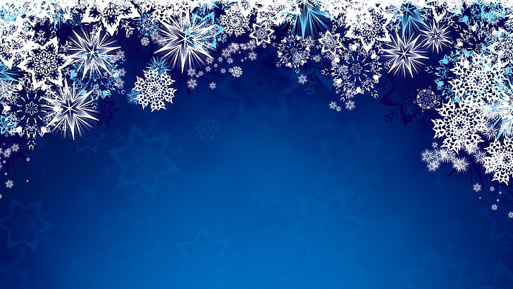 Winter Snowflakes Clip Art Free, low angle view, celebration, sky, christmas Free HD Wallpaper