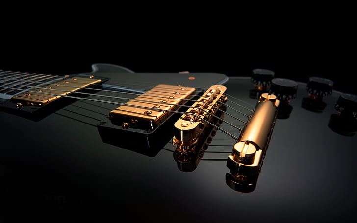 Archtop Guitar, guitar, n, roll,, music, Free HD Wallpaper