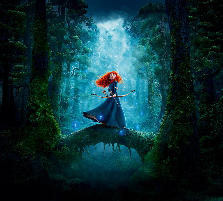 Brave Disney, animation, princess merida, brave, pixar Free HD Wallpaper