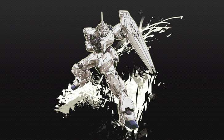 Gundam Mobile Armor, creativity, digital composite, black background, mech Free HD Wallpaper