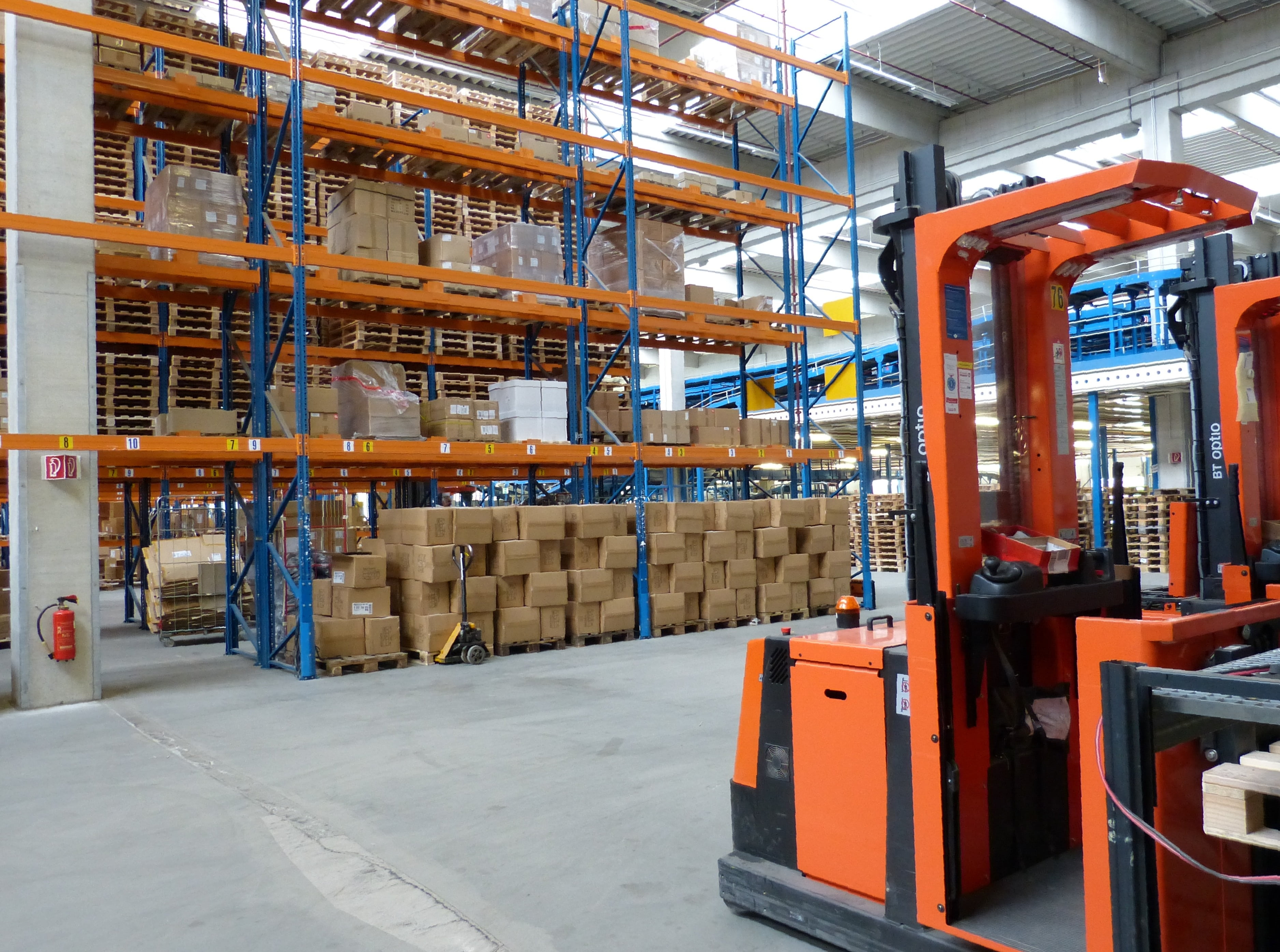 Industrial Brick Building, cardboard, equipment, indoors, box