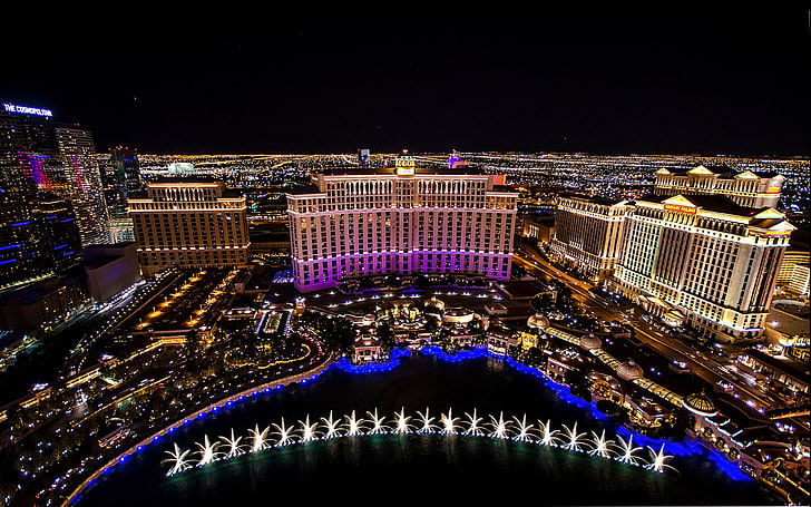 Las Vegas Casino, high angle view, architecture, no people, sport Free HD Wallpaper