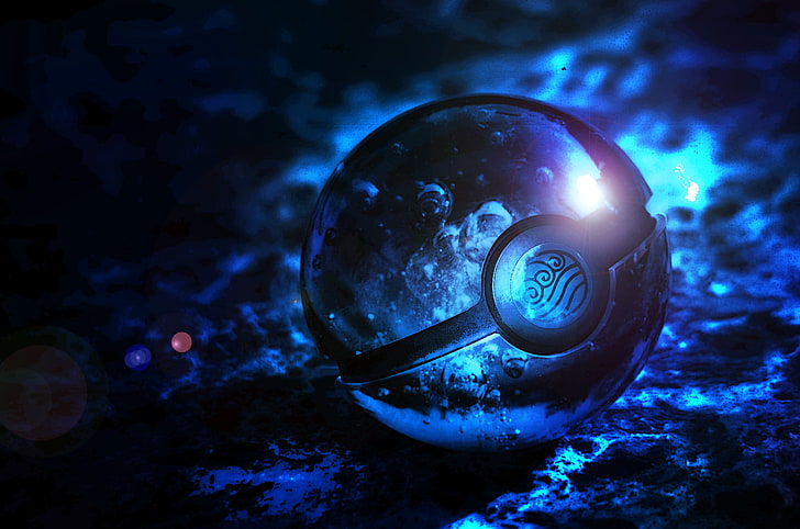 Nest Ball Pokemon, illuminated, sphere, fantasy art, nature Free HD Wallpaper