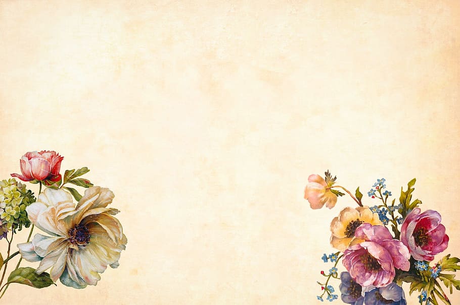 peaceful, fall, worn, flower arrangement Free HD Wallpaper