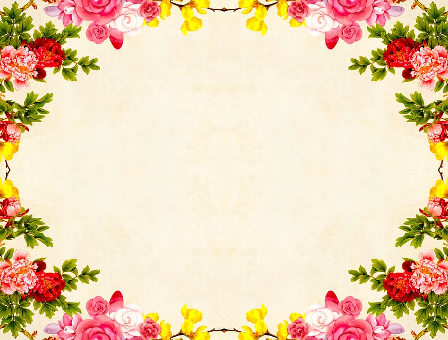 Pink Flower, multi colored, design, retrostyled, studio shot Free HD Wallpaper