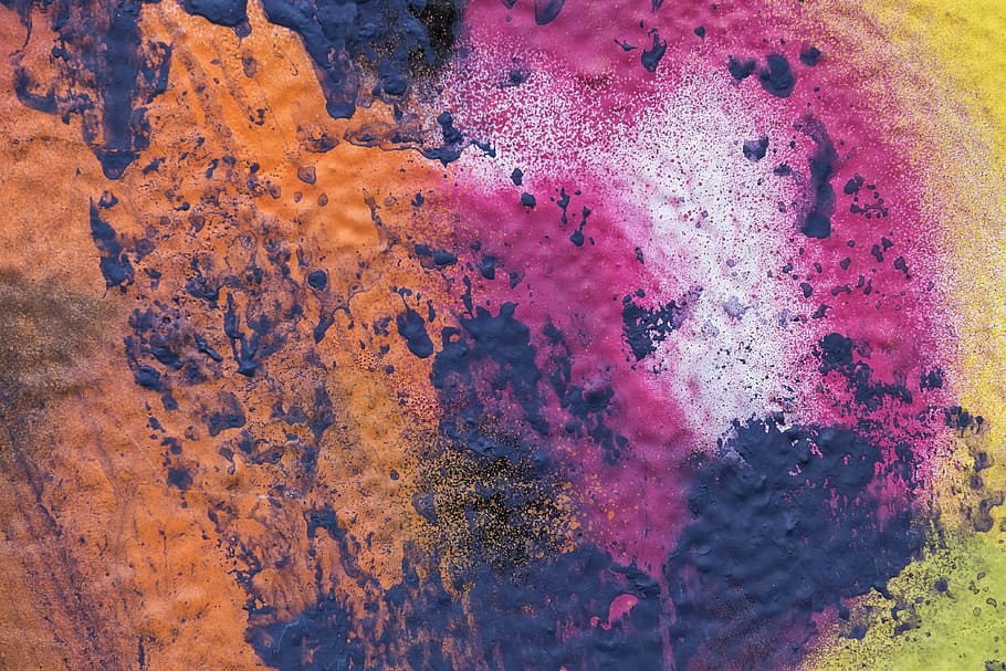 Purple Graffiti, texture, grunge, day, color Free HD Wallpaper