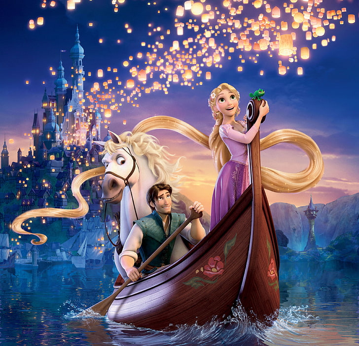 Rapunzel Disney Princess, nature, emotion, disney, flynn Free HD Wallpaper