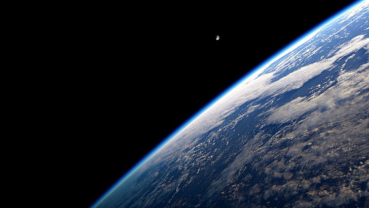 Real of Earth From Space, planet,, universe, sky, astronomical object Free HD Wallpaper