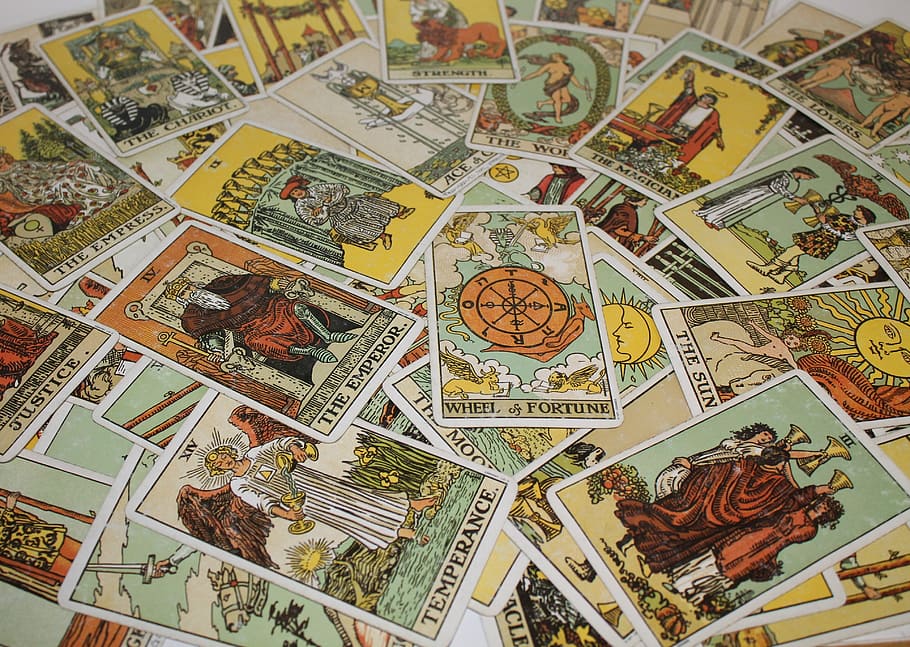 Rider-Waite Tarot Deck Meanings, number, postage stamp, design, full frame Free HD Wallpaper