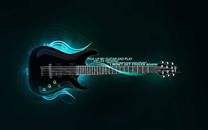 Rock'n Roll Quotes, music,, guitar, n, roll, Free HD Wallpaper