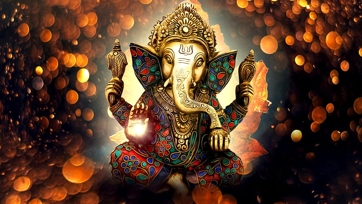 Sri Ganesha, idol, vinayaka, ganapati, lord ganesha Free HD Wallpaper