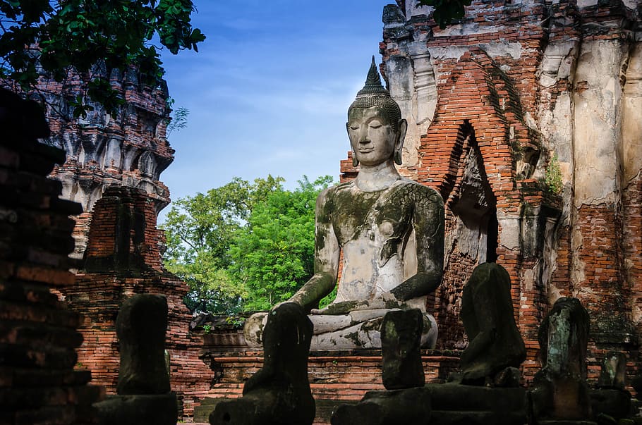 Thailand Beliefs, tourism, history, faith, statue Free HD Wallpaper