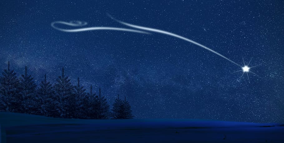 A-17 Aircraft, star  space, star field, motion, snow