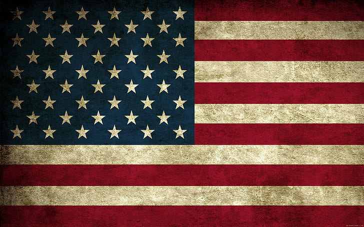 American Flag Made From Wood, usa, states, flag,, world Free HD Wallpaper