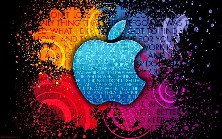 Apple Logo Stickers, background, colorful, logo, and