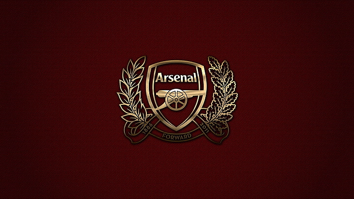 Arsenal FC, colored background, copy space, creativity, western script Free HD Wallpaper