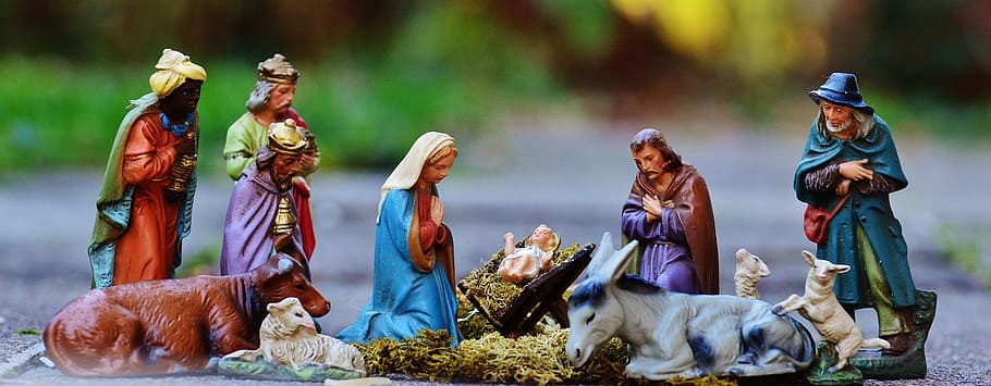 Christmas Nativity Scene Crafts, arts crafts, nature, christmas story, christ child Free HD Wallpaper