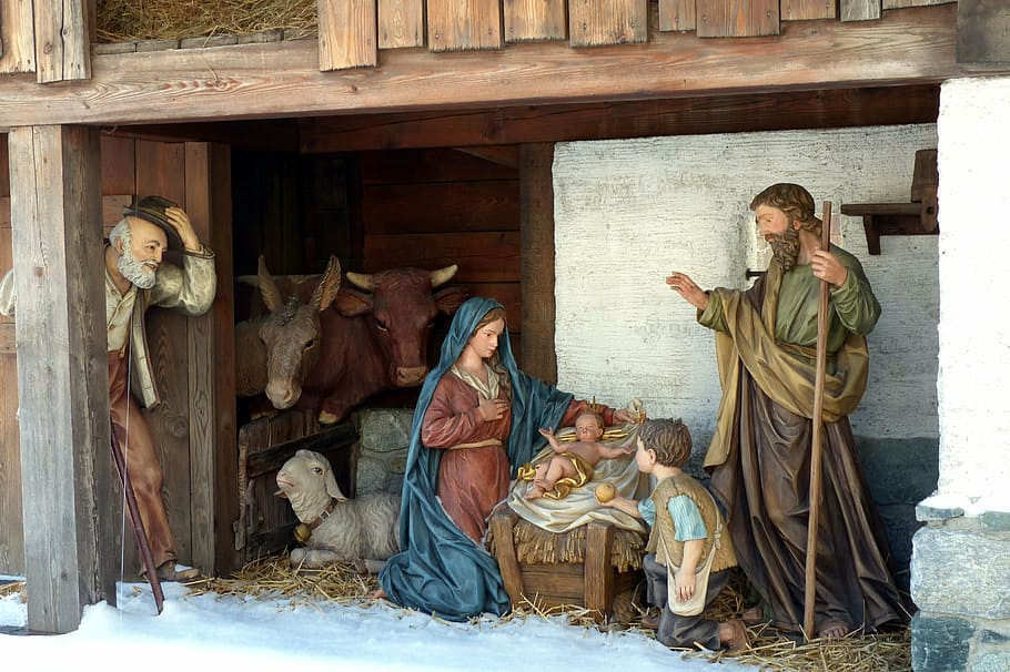 Christmas Stables Nativity Sets, sculptor, josef, adult, sheep Free HD Wallpaper