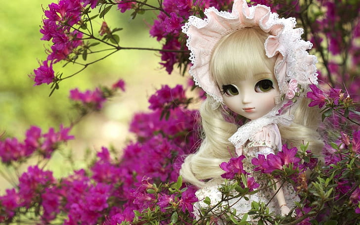 Cong Chua Barbie, nature, lace, flowers, and Free HD Wallpaper