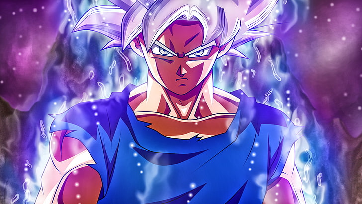 DBZ Goku Ultra Instinct, creativity, ultrainstinct goku, pink color, fantasy Free HD Wallpaper