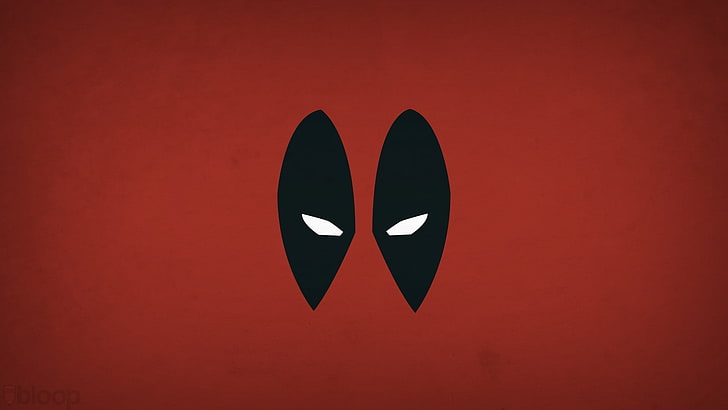 Deadpool Logo Sticker, abstract, heart shape, art and craft, computer graphic Free HD Wallpaper