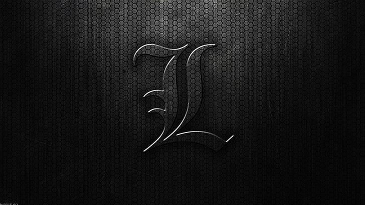 Death Note L Fan Art, black color, dark, emotion, love Free HD Wallpaper