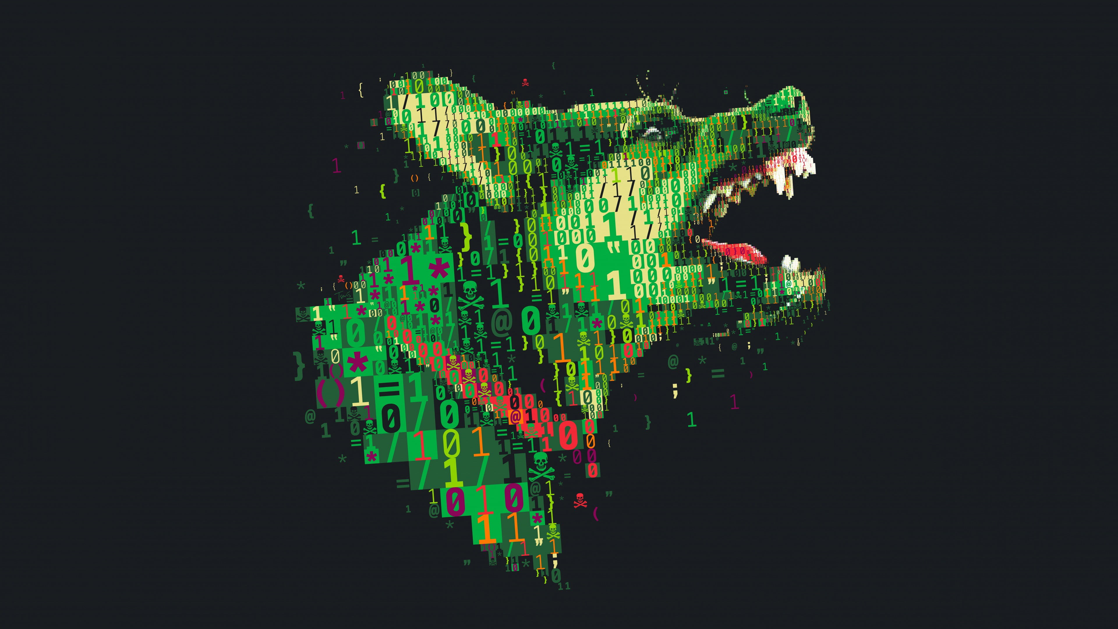 Digital Art Photography, animal themes, anger, animal representation, no people