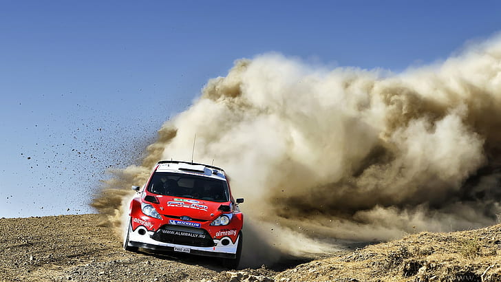 dust, fiesta, ford, rally Free HD Wallpaper