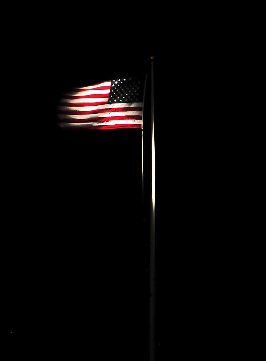 Flag Pole Lights Dusk to Dawn, single object, copy space, indoors, red Free HD Wallpaper