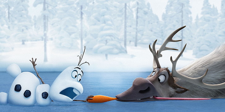 Frozen Olaf, animal themes, no people, group of objects, movie