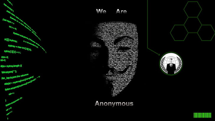 Guy Fawkes Mask Protest, pattern, anonymous, internet, number