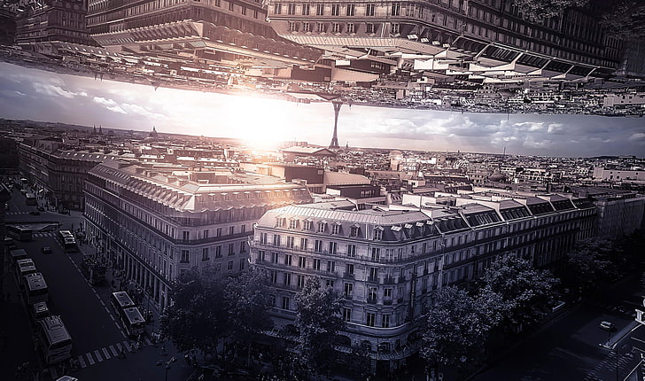 Inception, inception, eiffel, based on the movie, paris Free HD Wallpaper