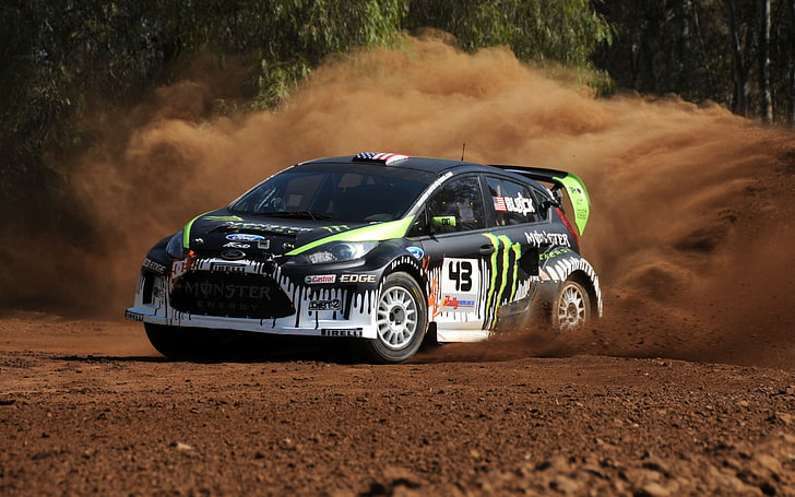 Ken Block Ford Focus RS, day, wealth, monster energy, sports car Free HD Wallpaper