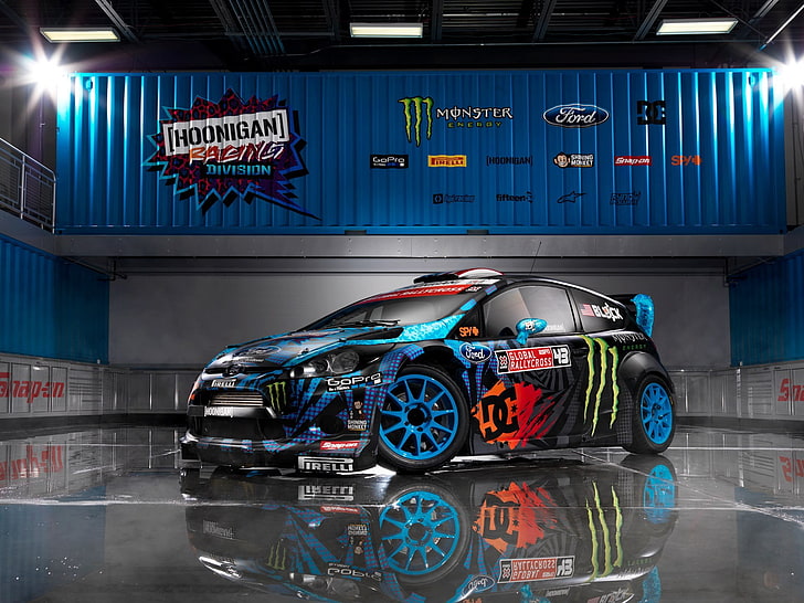 Ken Block Race Car, motorsport, ken block, piano tuner, graffiti