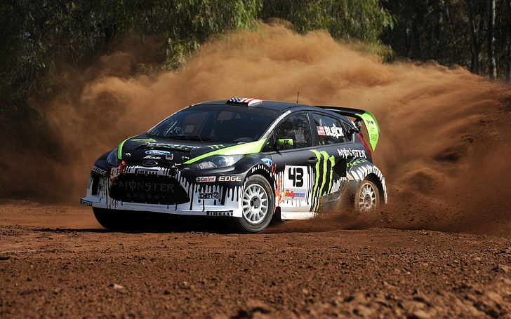 Ken Block WRC, land vehicle, sports car, sport, day Free HD Wallpaper